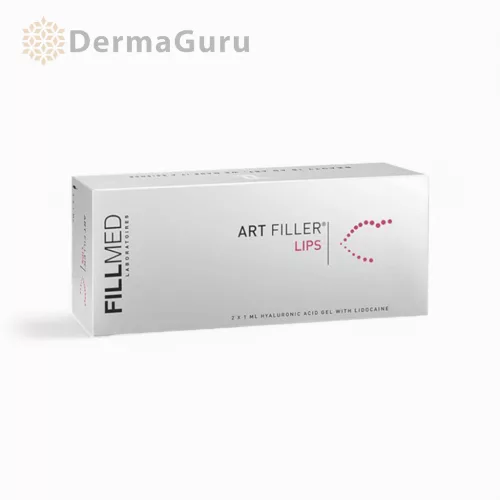 Fillmed Art Filler Lips L., Hyaluronsäure Filler, Lippenformung und Volumenzunahme, 2 x 1ml