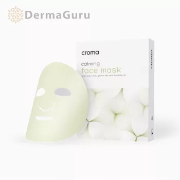   Calming Face Mask, beruhigende Gesichtsmaske, Hyaluronsäuremaske, 8 Stk., Croma