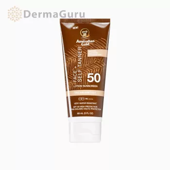 Australian Gold Face + Self Tanner SPF 50, arcszérum 88 ml