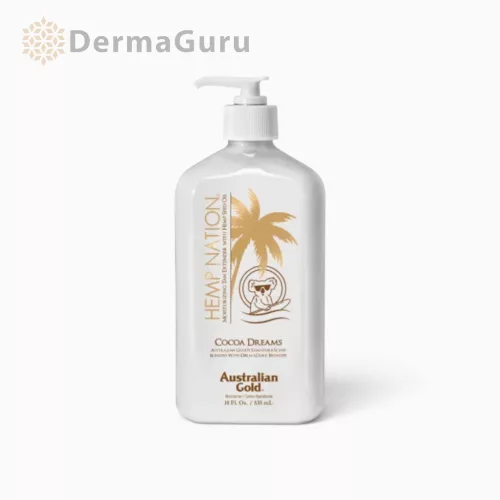 Australian Gold Hemp Nation Cocoa Dreams, Körperlotion zur Verlängerung der Bräune, 535 ml
