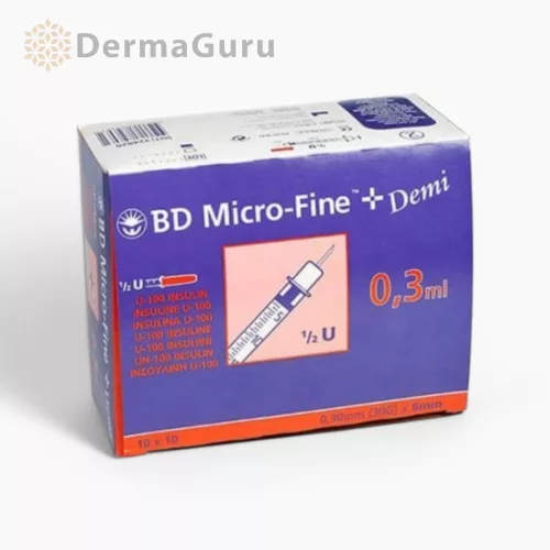 BD Micro-Fine+ Penkanyle 0,3 ml 30G, Einwegspritze, 100 Stk