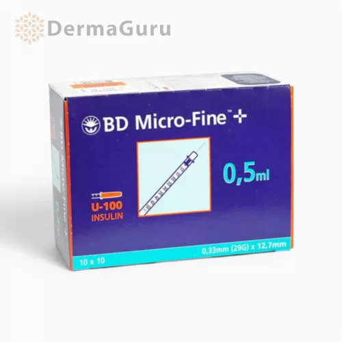 BD Micro-Fine+ Penkanyle 0,5 ml 29G, Einwegspritze, 10 Stk