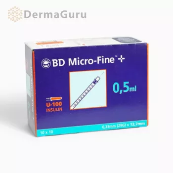 BD Micro-Fine+ Penkanyle 0,5 ml 29G, Einwegspritze, 100 Stk