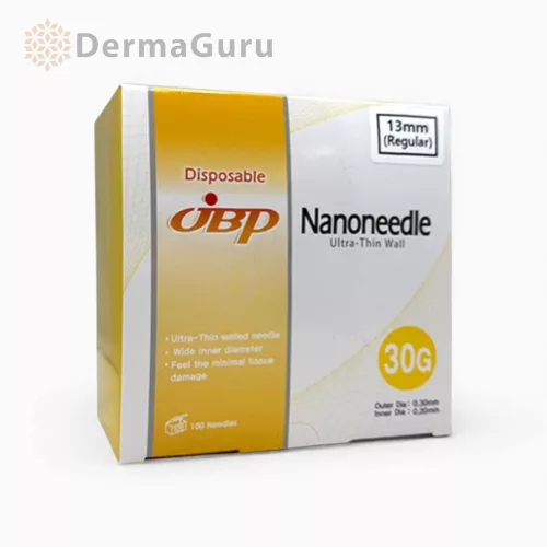 JBP Nano Cannula, ultradünnwandige Kanüle, 30G X 13 mm, 100 Stück