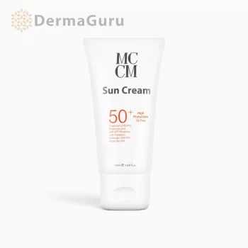   MCCM Sun Cream 50+ Oil Free, Sonnencreme für fettige Haut, 50 ml