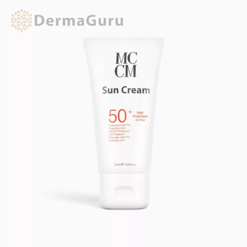 MCCM Sun Cream 50+ Oil Free, Sonnencreme für fettige Haut, 50 ml