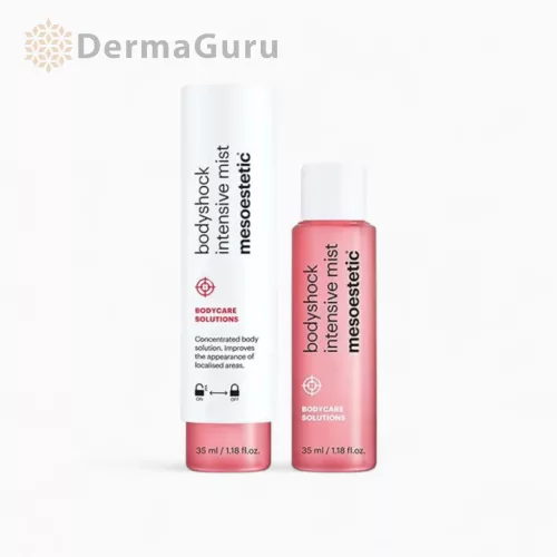 Mesoestetic Bodyshock Intensive Mist, zweiteiliges Anti-Cellulite-Spray, verbessert die Hautstraffheit und unterstützt einen aktiven Lebensstil, 2 x 35 ml