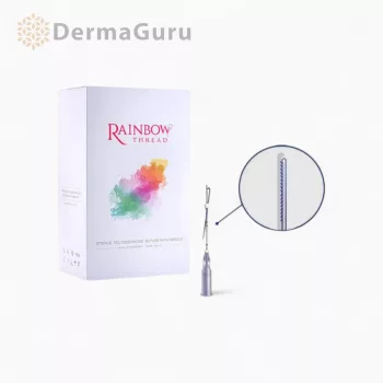   Rainbow Thread Hi Rhino, Biofaden zur Nasenformung und -anhebung, 19G/60L/80, 100 Fäden (5 Beutel x 20 Stk)