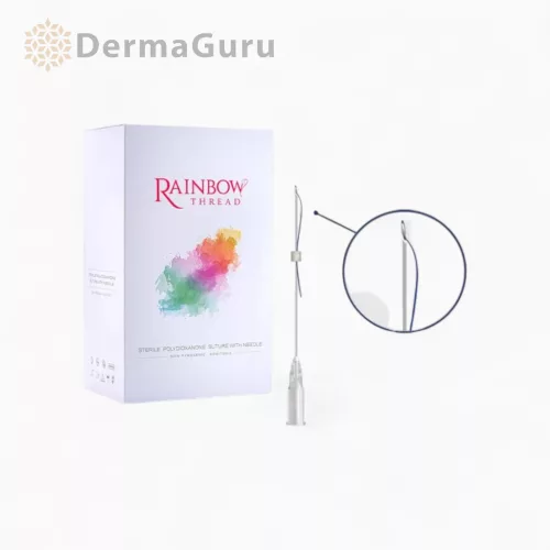 Rainbow Thread Mono, Biofaden zur Gesichtsstraffung und Konturformung, 29G/38/60, 100 Fäden (5 Beutel x 20 Stk)