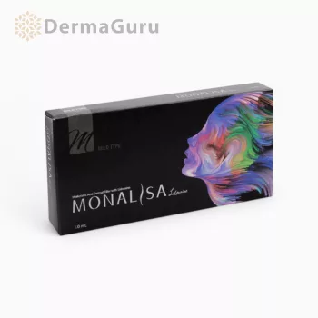   Monalisa Mild Lidocain, Hyaluron-Filler, Behandlung von Krähenfüßen und Stirnfalten, 1 x 1 ml