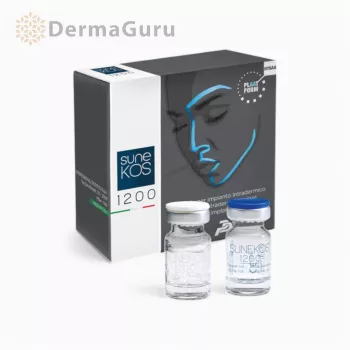   Sunekos1200, Hyaluronfiller, Aminosäuren, Behandlung starker Falten und geschädigter Haut, 1 x 3 ml + 1 x 100 mg